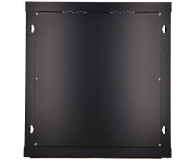 Extralink Szafka wisząca rack 12U 600x600 czarna szklane drzwi EX.7256 - 489403 - zdjęcie 5